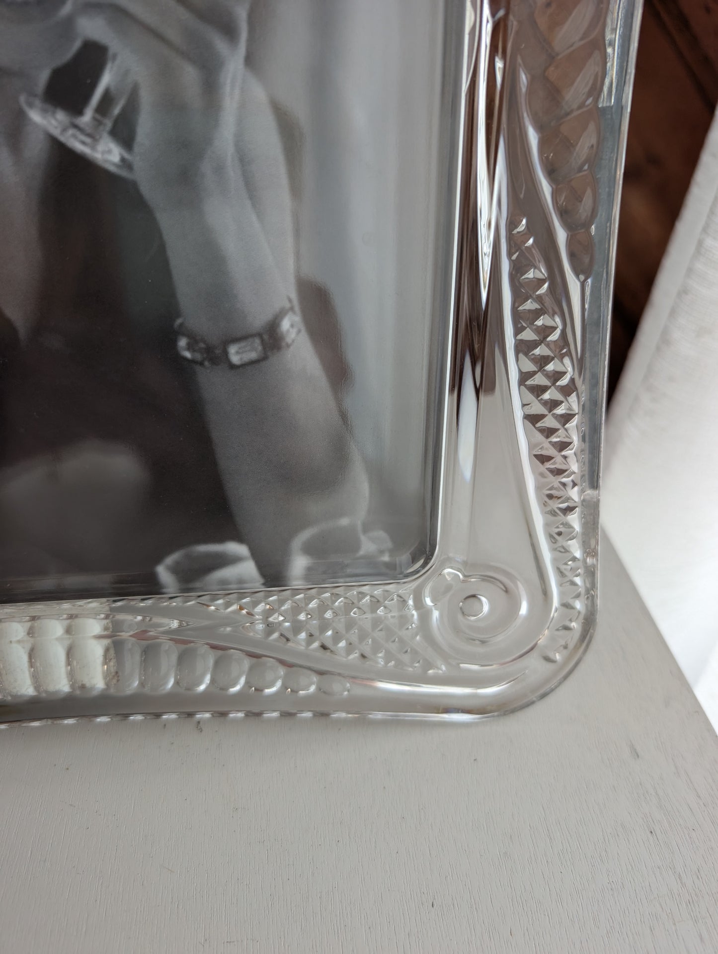 Waterford Portraits Crystal Seahorse 8 x 10 Lead Crystal Picture Frame