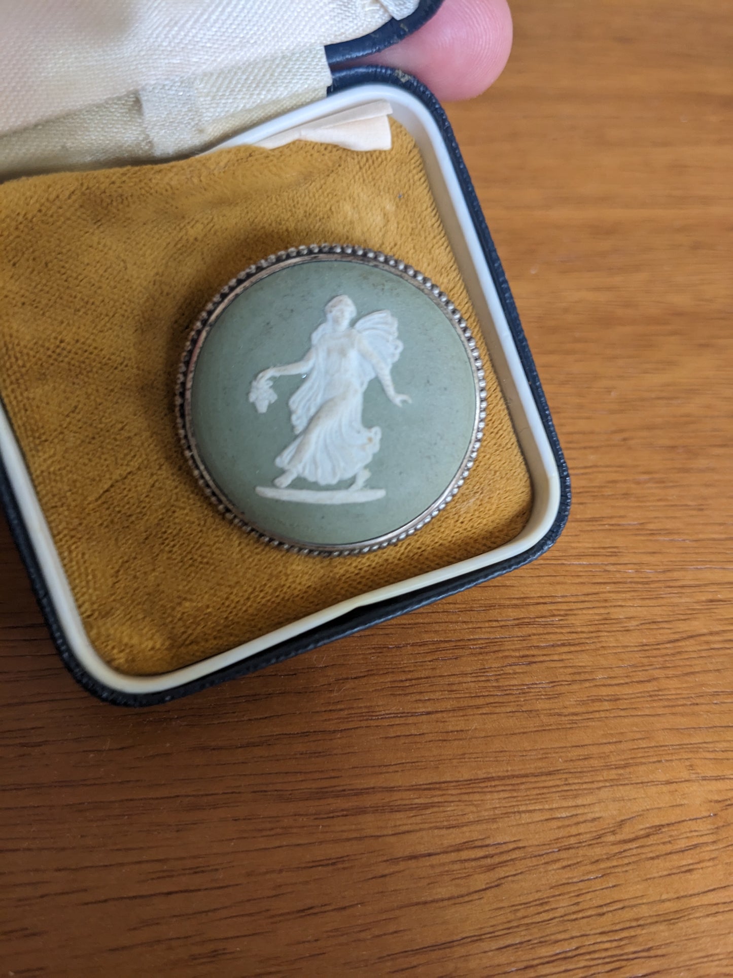 Wedgwood Brooch Dancing Woman