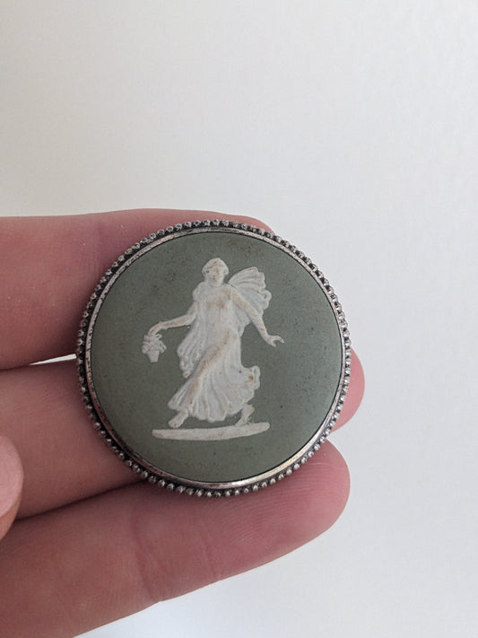 Wedgwood Brooch Dancing Woman