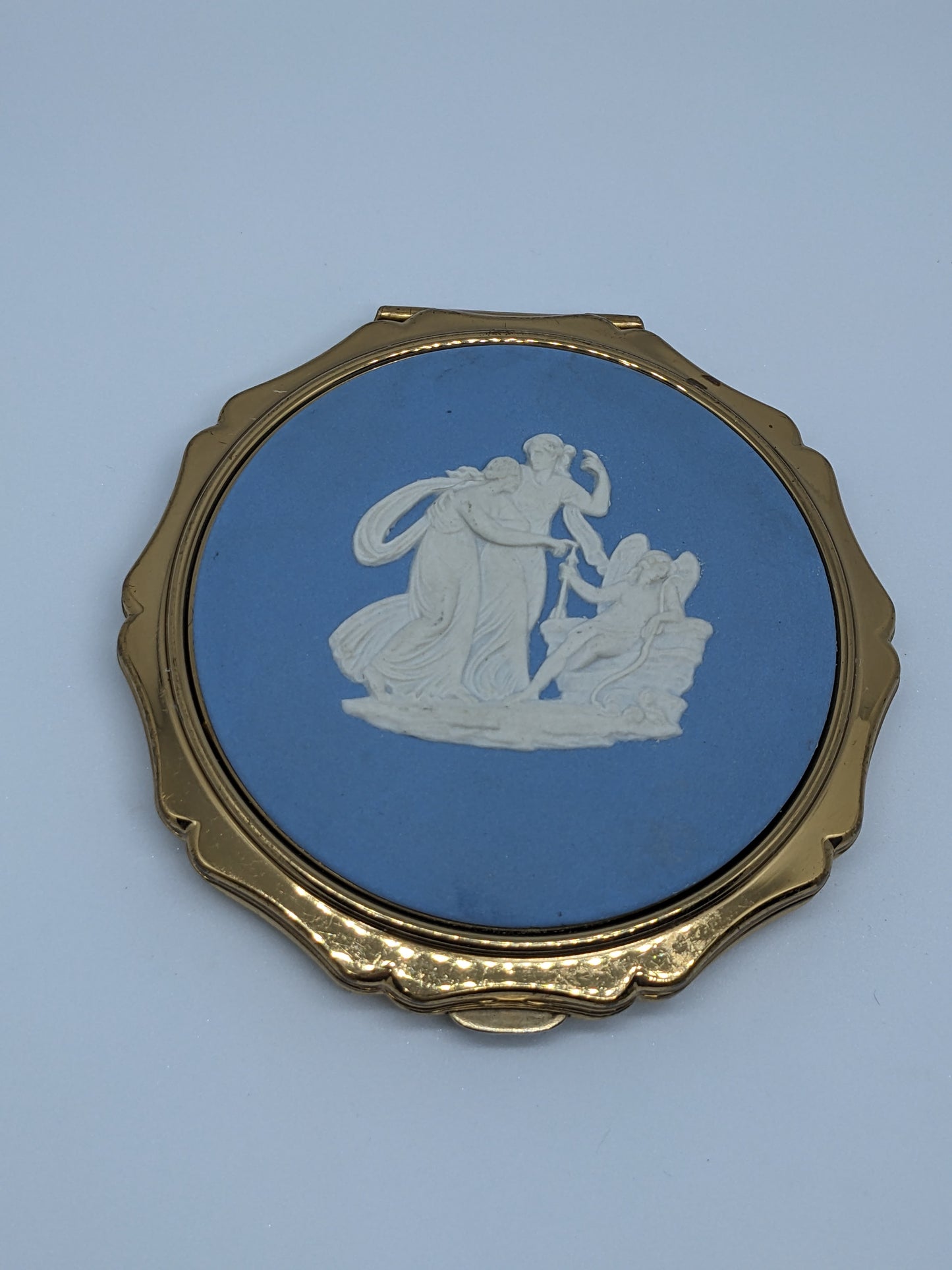 Wedgwood Compact Featuring an Angel and Two Women