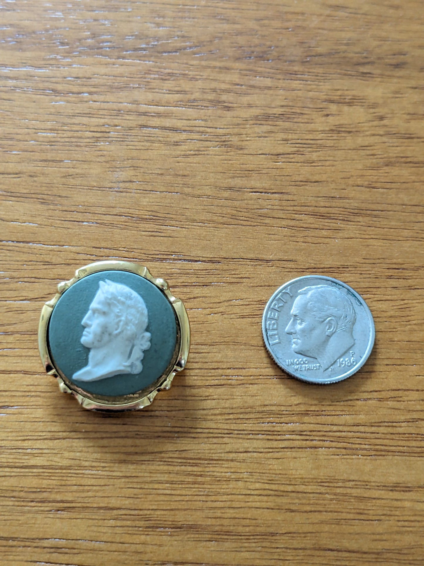 Wedgwood Brooch Featuring A Man