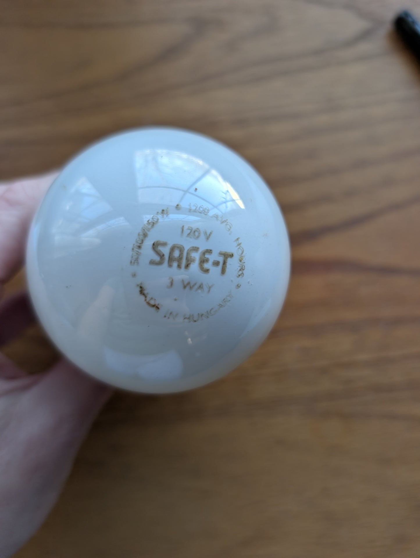 White Watt Bulb Three Way Bulb