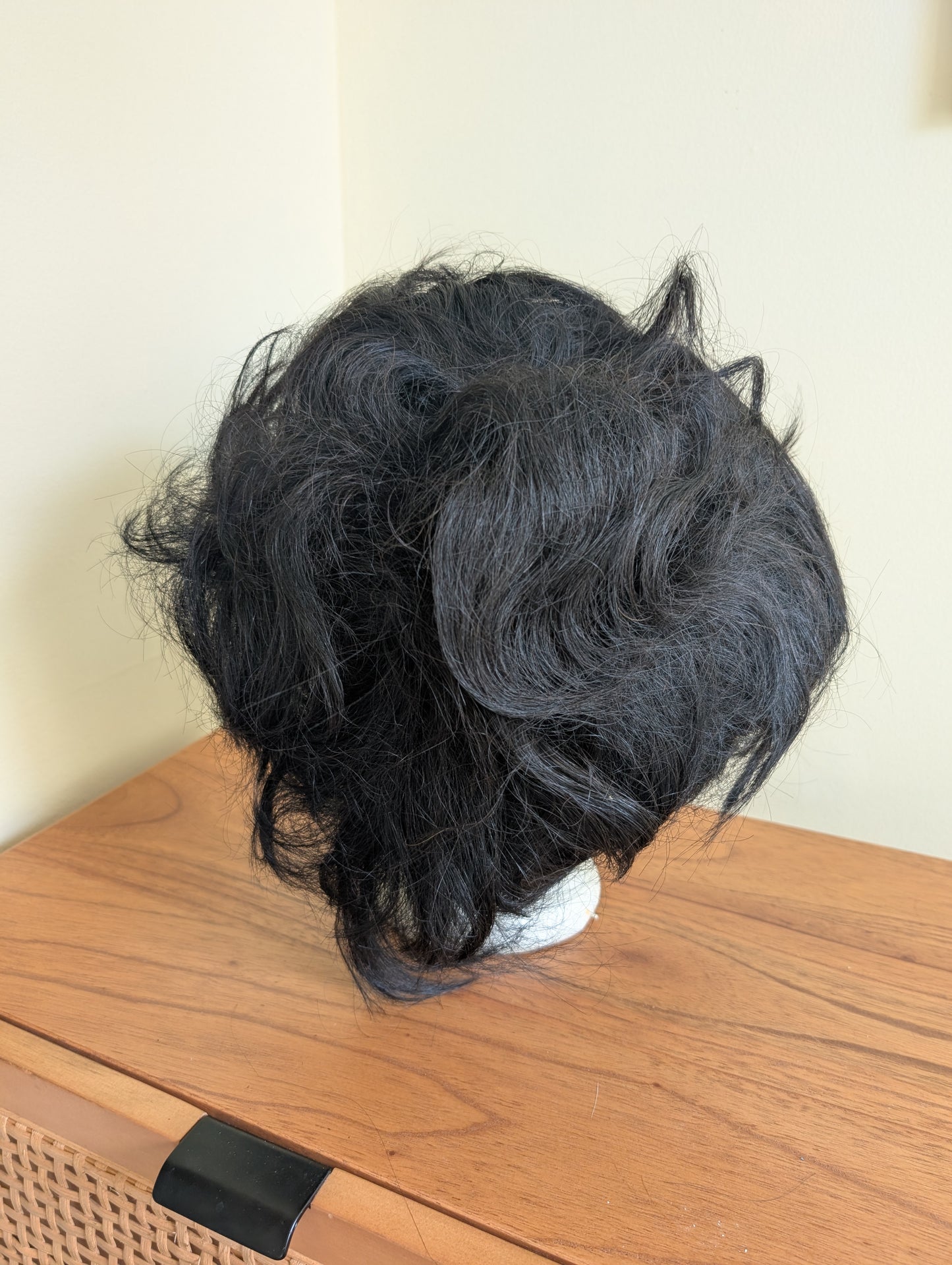 Mid Century Human Hair Wig Short Style