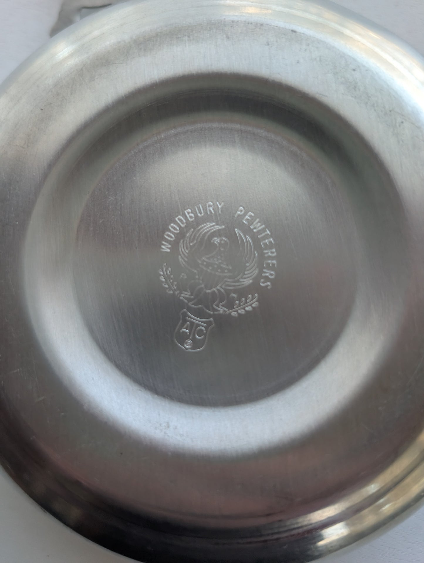 Vintage Woodbury Pewter Porringer ATC 5 Inch Diameter