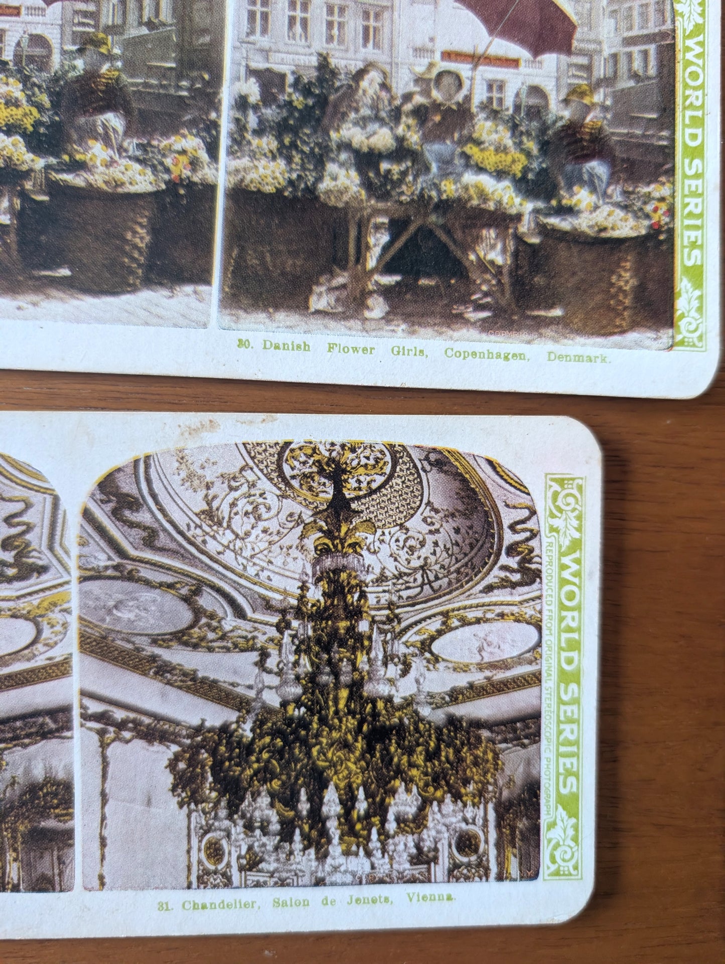 Lot of 44 WORLD SERIES Stereoscope Cards 1905 Stereoscopic 1-15 and 20-48