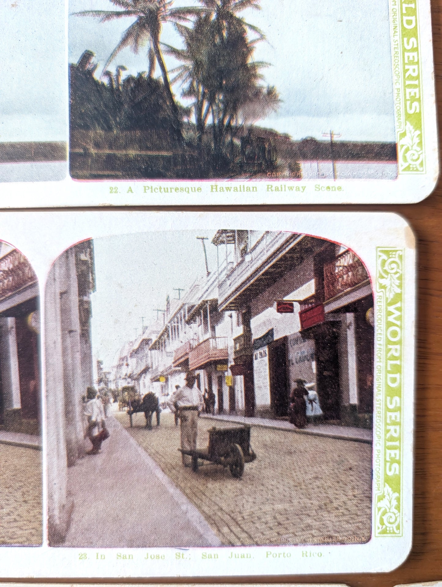 Lot of 44 WORLD SERIES Stereoscope Cards 1905 Stereoscopic 1-15 and 20-48